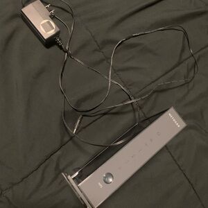 Netgear Black WiFi Router with Adapter